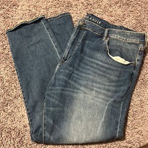 American eagle mens athletic cut light wash jeans